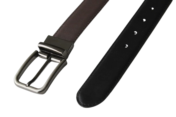 Reversible Buckle Leather Belt