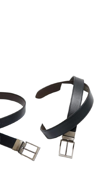 The Dual-Tone Leather Belt